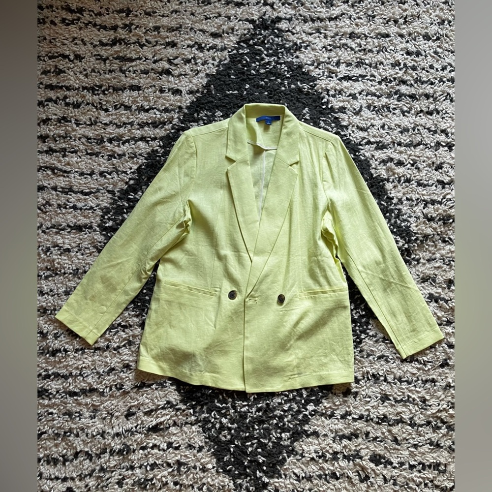 Neon Yellow Blazer